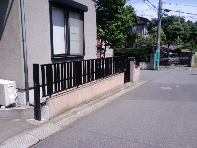 完成したフェンス（白井市 F様邸）